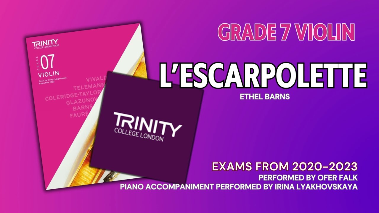 L escarpolette | Play Along | Ethel Barns | Trinity College London Violin Grade 7 Exams from 2020