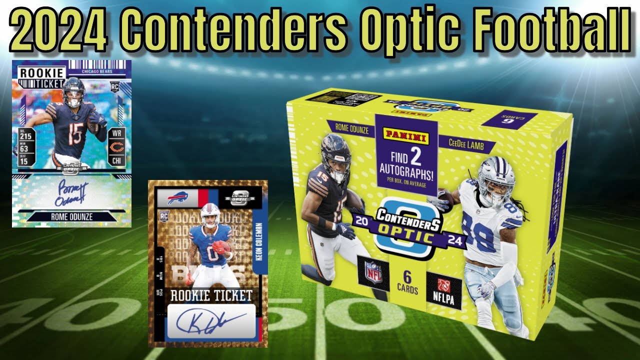 🎲HIGH RISK - HIGH REWARD🎲 2024 Panini Contenders Optic Football Hobby Box Review
