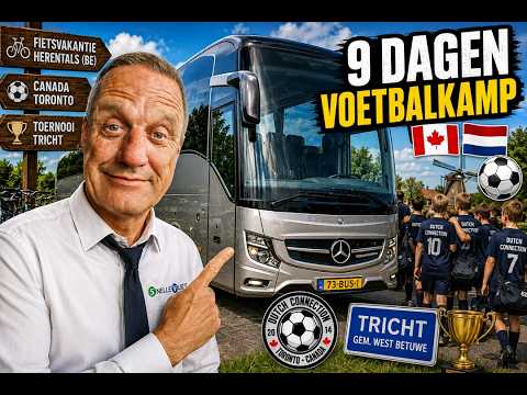 IK REED 9 DAGEN MET CANADESE 🇨🇦 VOETBALLERS DOOR NEDERLAND 😳⚽ | TOURINGCARCHAUFFEUR VLOG 🚌💨