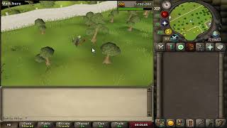 Chopping Yew Logs