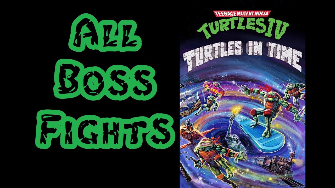 TMNT: Turtles in Time – ALL BOSS FIGHTS 🐢🔥
