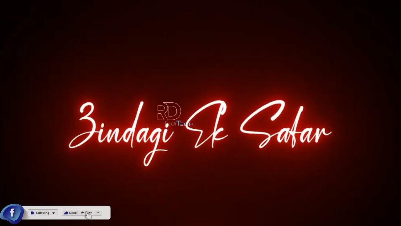 Zindagi Ek safar hai suhana (lyrics) YouTube