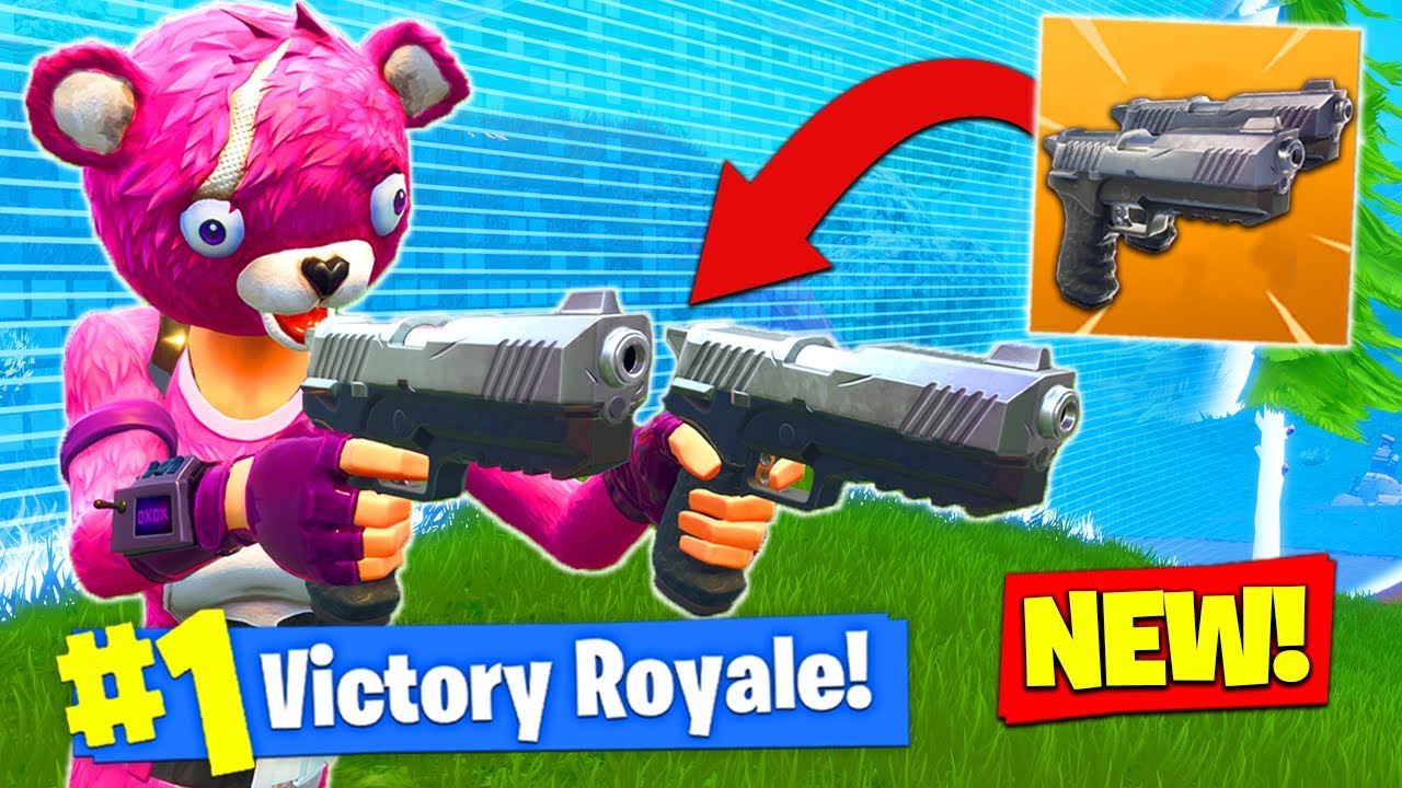 new legendary dual pistols gameplay in fortnite battle royale - fortnite dual pistols in real life