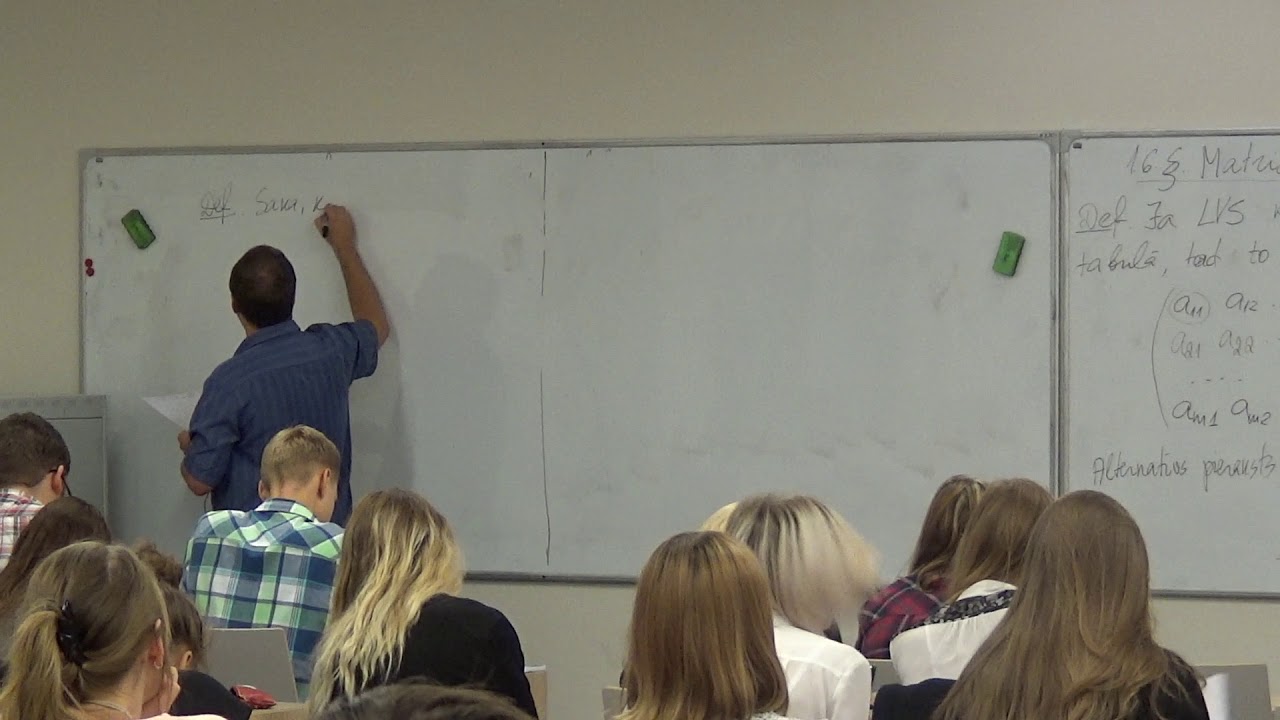 Augstākā matemātika I, 1.semestris, 3.lekcija, 3_2, Matricu algebras elementi.