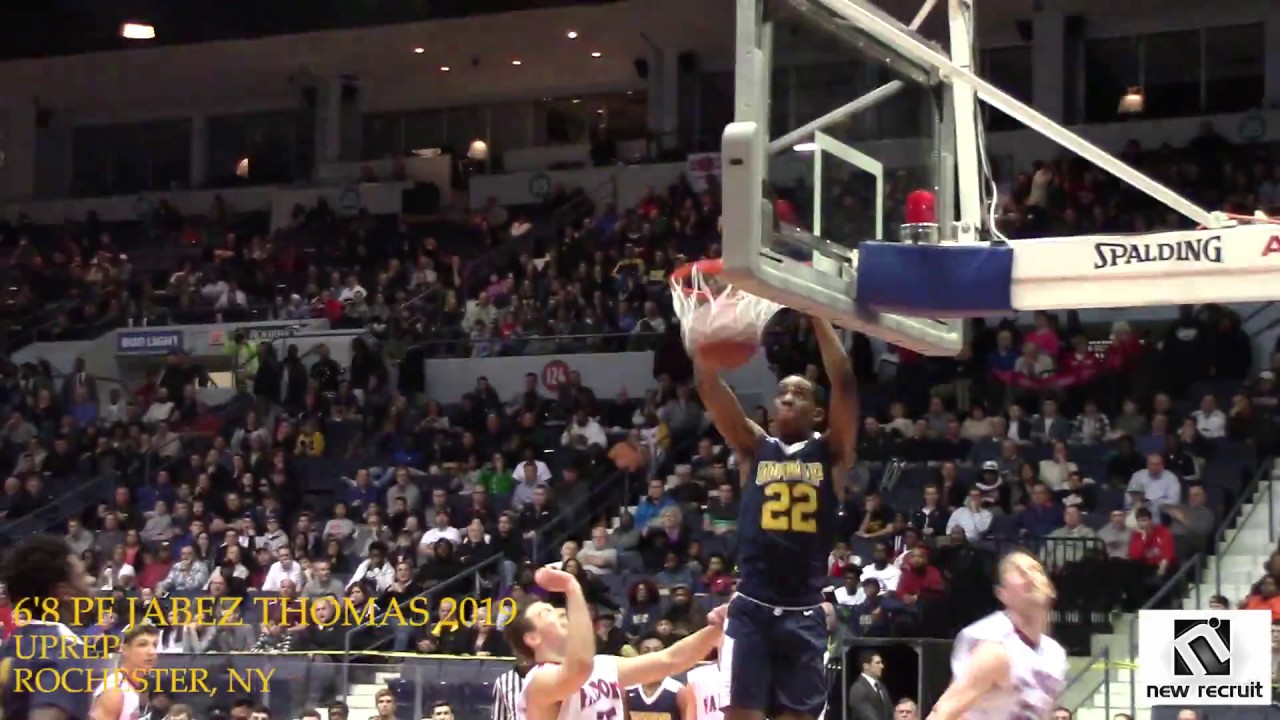 New Recruit Media LLC presents: 6'7 JABEZ THOMAS 2019, SECTION V BASKETBALL work