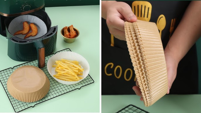 ctizne Disposable Air Fryer Paper Liners: 100PcS 8 Inch Square