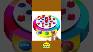 Learn Colors with Dancing Balls #shorts #animation #kidsvideo #cartoon