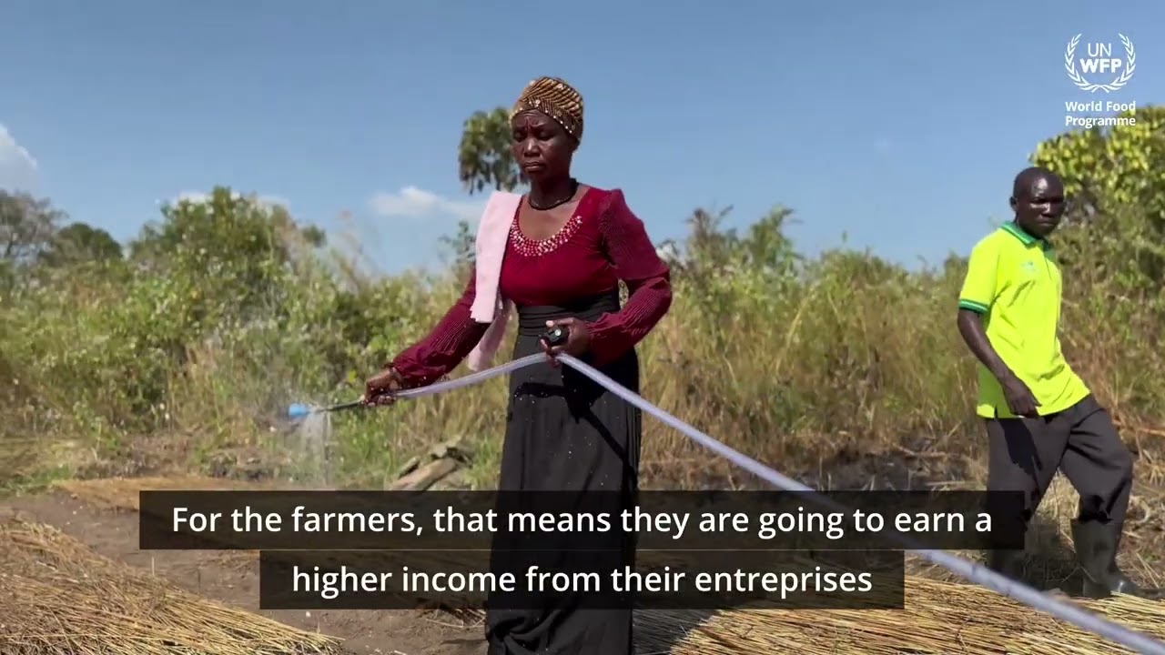 WFP Uganda. Solar irrigation in West Nile brings hope to refugees and nationals