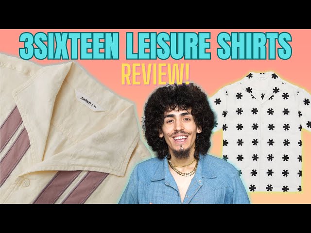 THIS SHIRT COLLAR IS INSANE! WHAT IS THIS ?! | 3SIXTEEN LEISURE