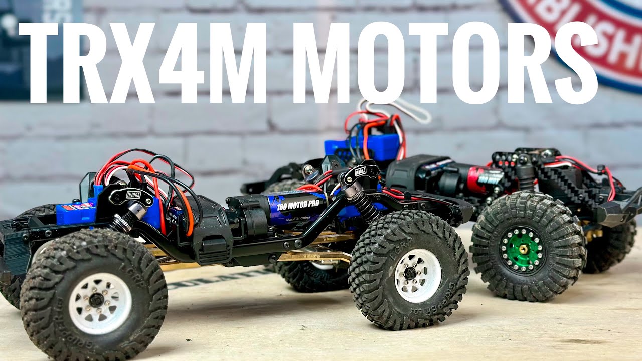 Traxxas TRX4M Motor UPGRADES NEW Injora Brushed Motors for BIG