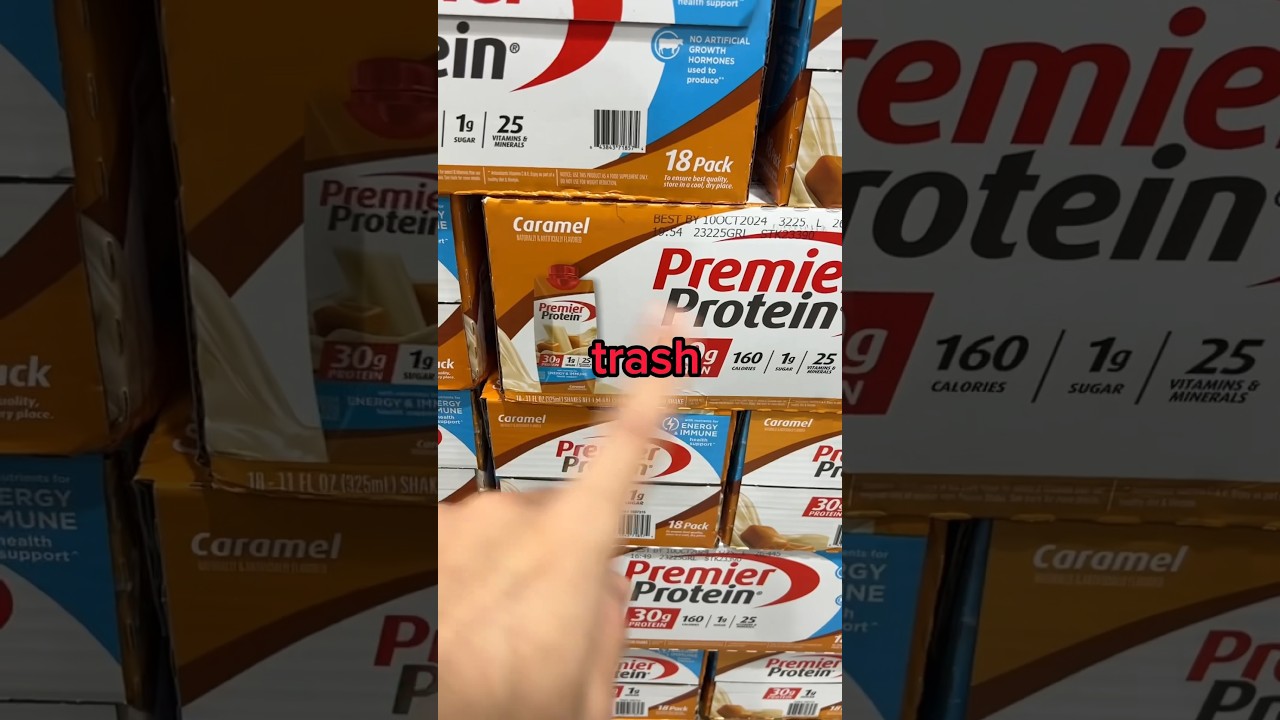Какой протеиновый коктейль в Costco самый вкусный? #шорты #протеиновыйкоктейль #costco