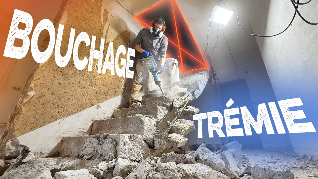 Boucher une trémie d'escalier (béton) - EP29
