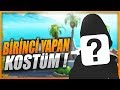 BİRİNCİ YAPAN KORKUNÇ KOSTÜM ! FORTNITE BATTLE ROYALE