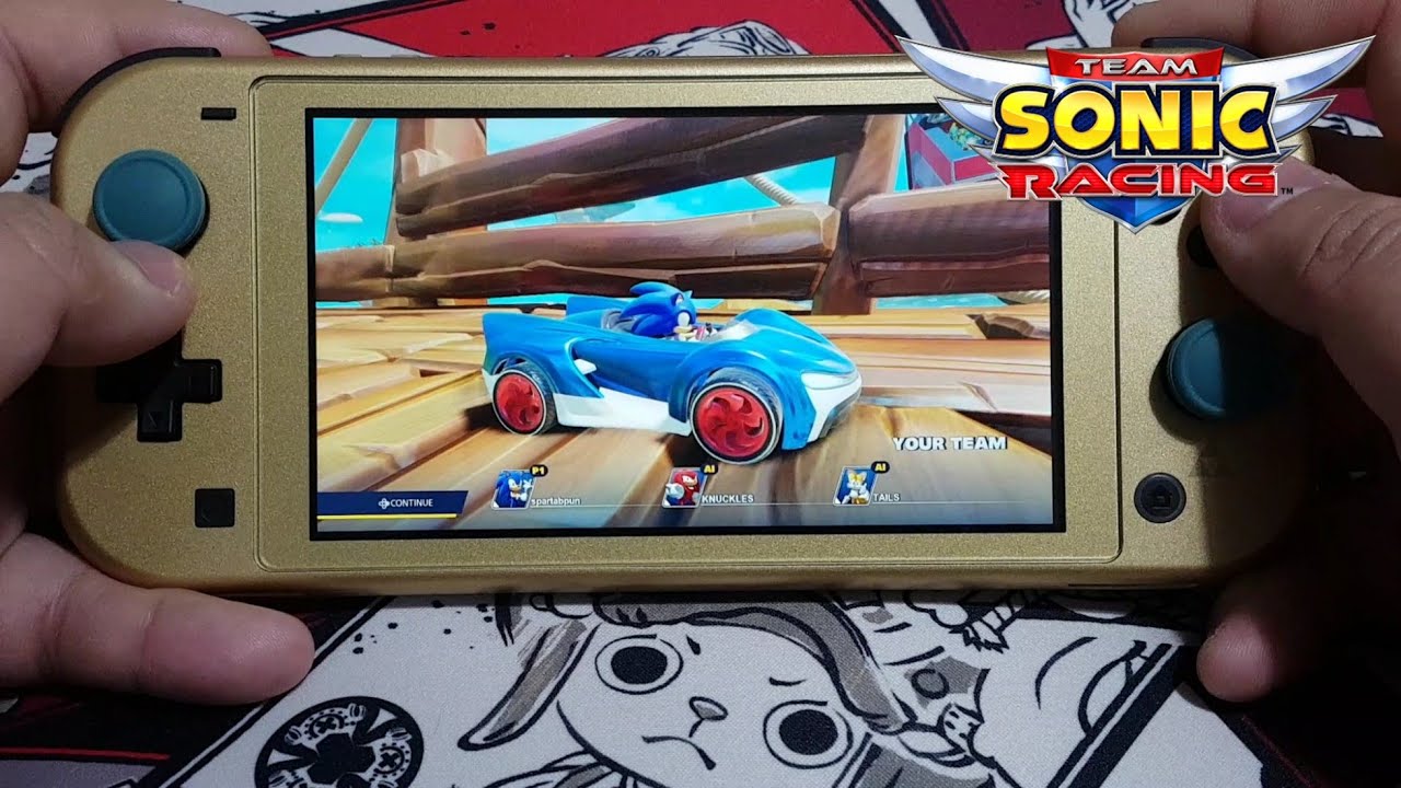 Team Sonic Racing Gameplay on Nintendo Switch Lite