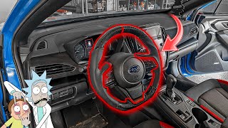 Subaru Impreza RS Carbon Fiber Steering Wheel!