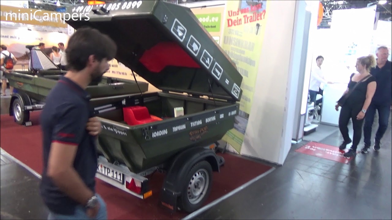 The Folding Boat Trailer TETRA-POD