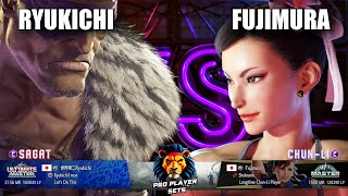 SF6 ☆ Ryukichi (Sagat) VS Fujimura (Chun-Li) ☆ Pro Level Set