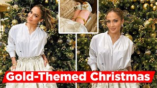 Jennifer Lopez Shares D Themed 2023 Christmas Tree