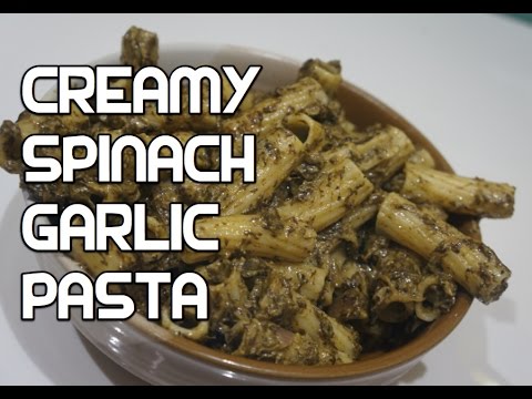 Creamy Spinach & Garlic Pasta Sauce Recipe