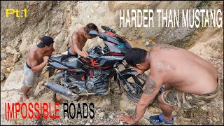 Deadly off Roads on Pulsar 220F | Part1 | Landslides