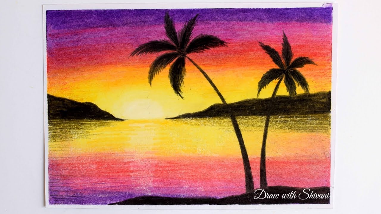 Featured image of post Drawing Of A Scenery With Oil Pastels - Oil pastels work great in landscapes.