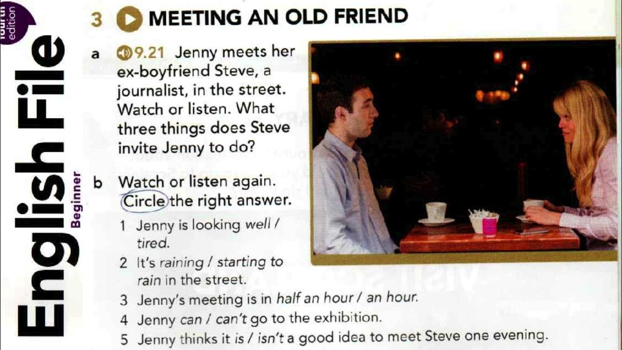 English File beginner 4th edition SB_9.21 - YouTube