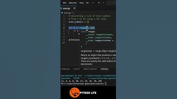 Generating Even Numbers in List using For Loop | Python for Beginners in Telugu