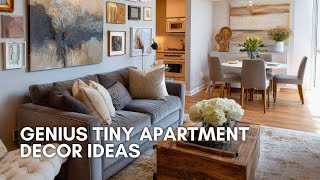 Genius Tiny Apartment Decor Ideas to Maximize Space Without Losing Comfort or Style!