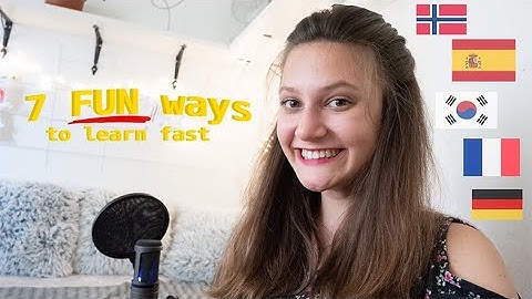 How I Learn Languages Fast | 7 tips for SUCCESS!