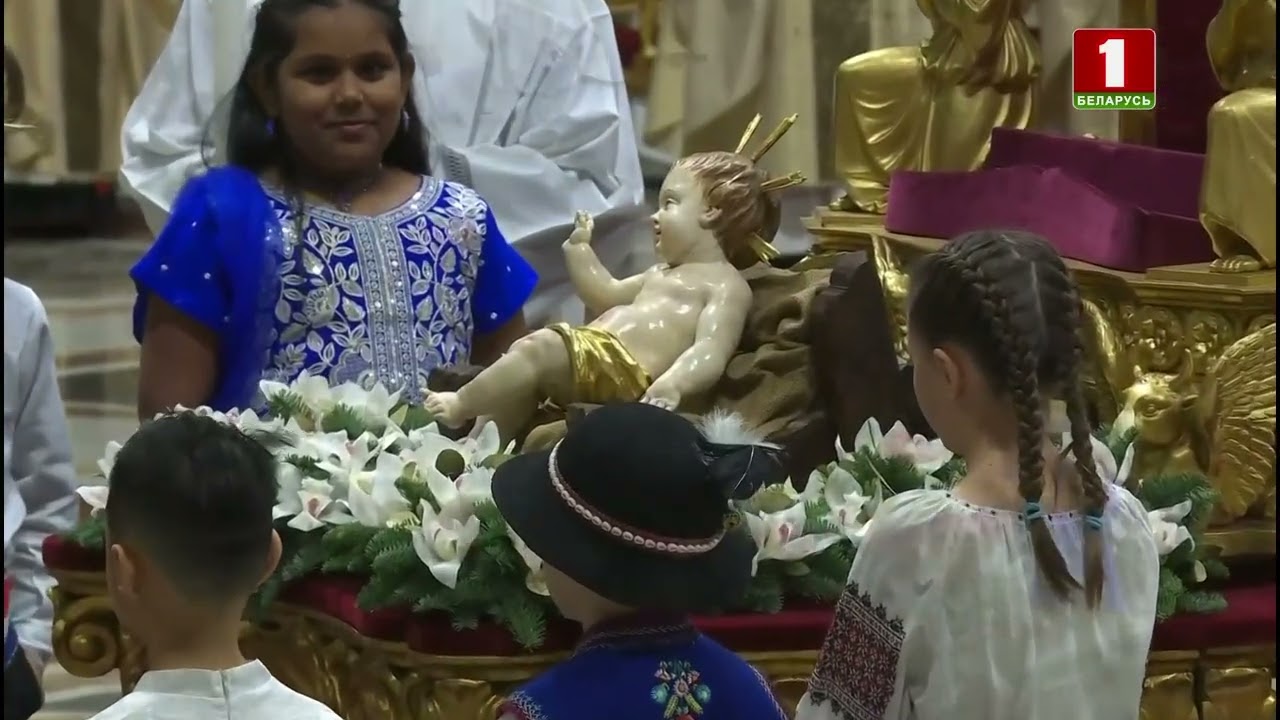Рождественская служба из Ватикана (Беларусь 1, 25.12.2025)