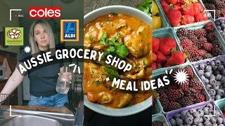 Aussie Grocery Shop | Family of 5 + Meal ideas | Australian food costs | Healthy Dinners! Weekly