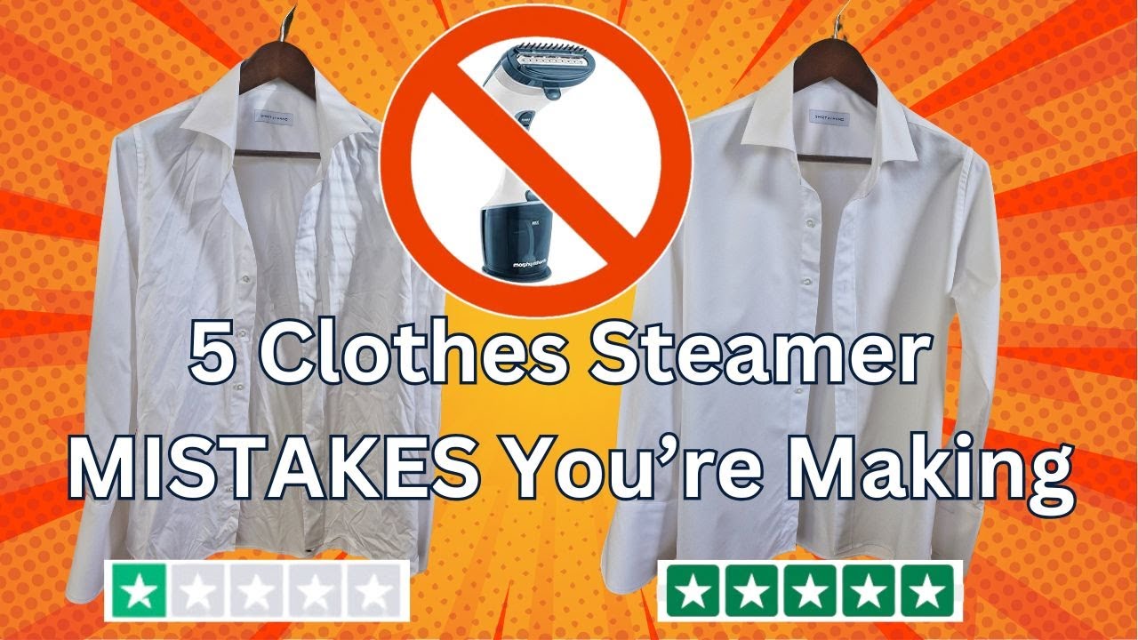 How to Use a Clothes Steamer (The Right Way!) - YouTube