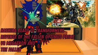 Hashira react to Transformers Revenge of the Fallen Optimus Prime vs Megatron and the Fallen