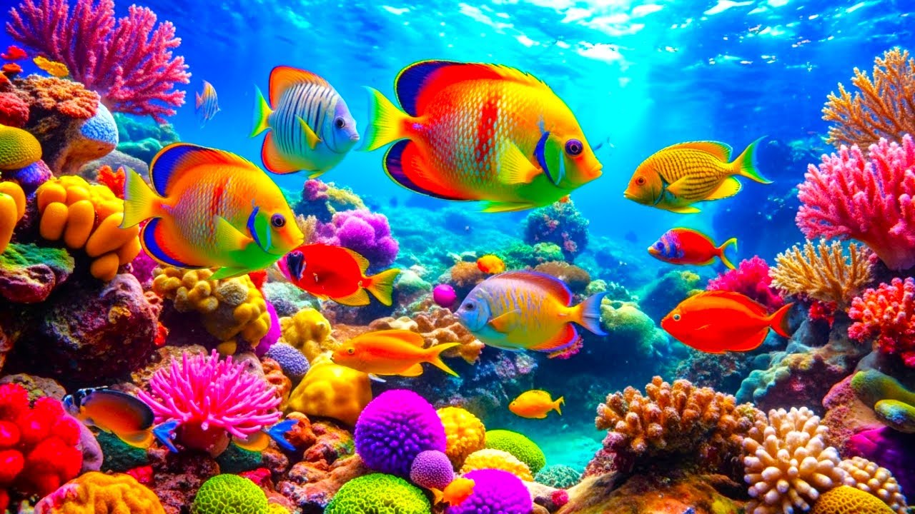 Dive Into the Mesmerizing Underwater Realm and Marvel at Sea Animal in The Best 4K ULTRA HD Aquarium