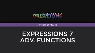 Expressions 7 - Advanced Functions - Expressions Basics
