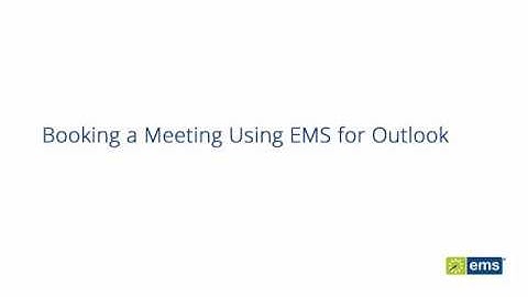 EMS for Outlook: Simple meeting