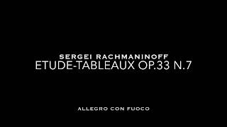 Rachmaninoff - Etude-Tableaux Op.33 No.7 - Matteo Generani