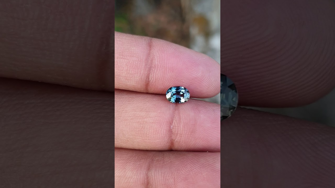1.12 cts Greenish Blue Sapphire