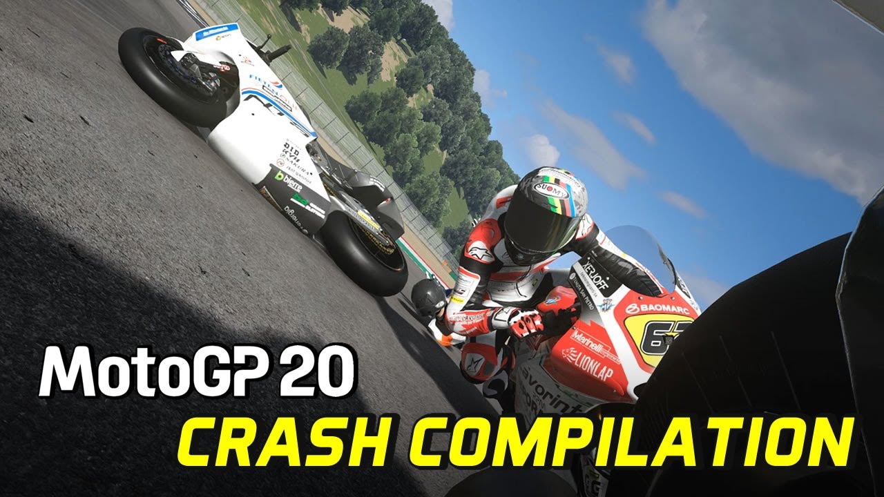 MotoGP 20 Gameplay - Crash Compilation