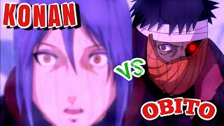 Uciha Obito VS Konan sub indonesia