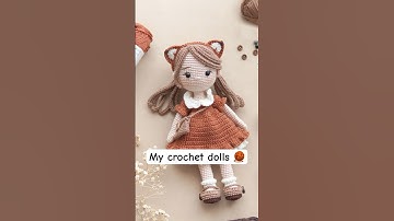 Amigurumi crochet dolls, patterns by GreenFrogCrochet #amigurumi #crochet #diy #craft#crochetpattern