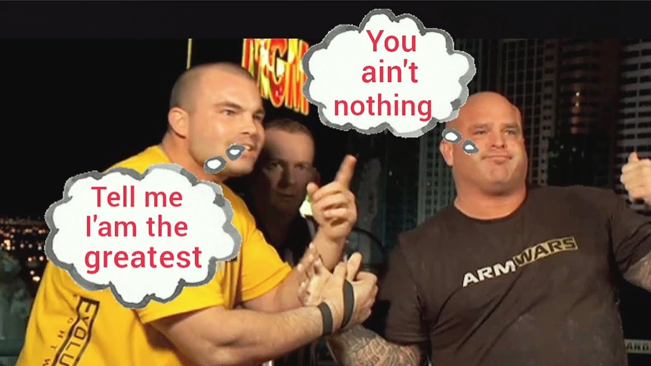 Travis Bagent and Don Underwood exchange trash talk