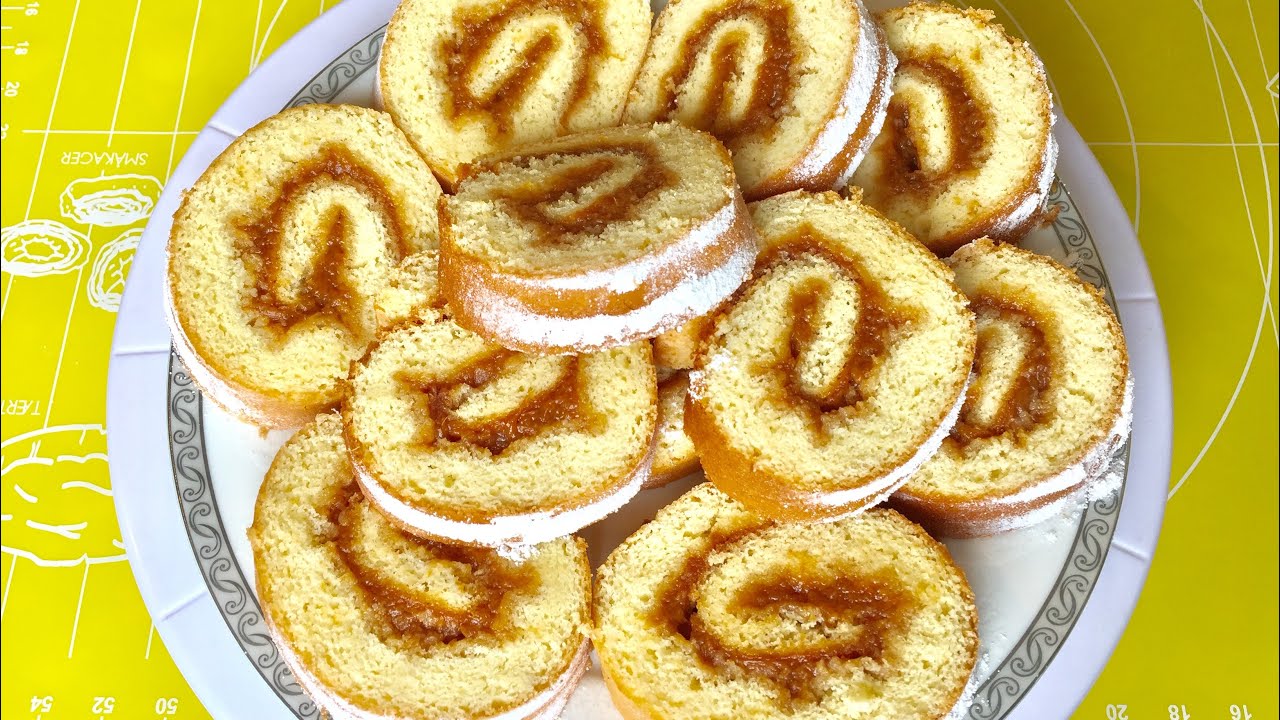 Ամենահեշտ ռուլետի պատրաստման եղանակը: Рецепт вкусного рулета с джемом. Rulet. Ruleti recept hayeren