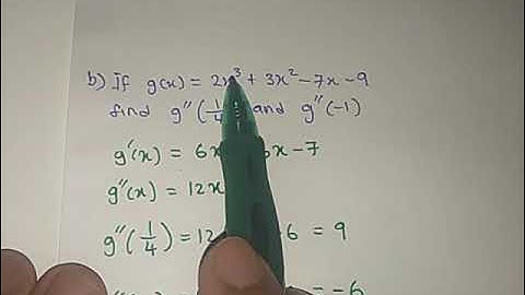 F5 Addmath KSSM Chapter 2: Differentiation (2.3 The Second Derivative)
