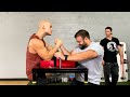 First Armwrestling Training in 2020 with Andrei Shark