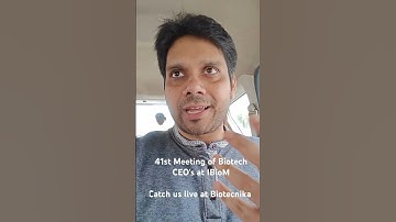 Biotech CEOs meeting at IBIoM, Catch us Live #biotechnology #ceo #meet #ibiom