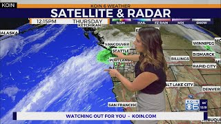 Weather forecast: Few showers Thursday afternoon with heavy rain expected into Friday morning