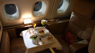 Etihad First Class (Apartments) - Abu Dhabi to London Heathrow (EY 19) - Airbus A380-800