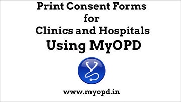 Patient Consent Forms with MyOPD