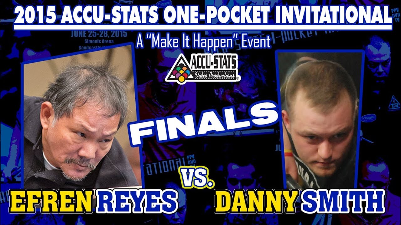 KILLER ONE POCKET FINALS: Efren REYES vs Danny SMITH - 2015 MAKE IT HAPPEN ONE POCKET INVITATIONAL